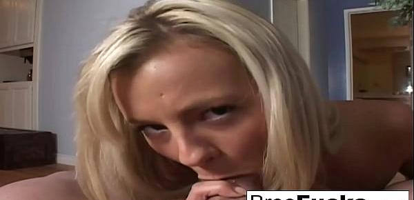 Cute pornstar Bree gives a nice POV blowjob
